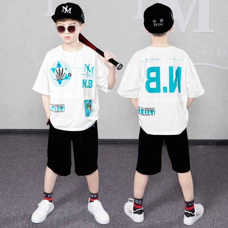 

Boys Summer Clothes Sets 2022 Fashion Kids Clothes Outfits 5 6 8 9 10 12 Year Teen Children Clothing Suit for Boy Tracksuit
