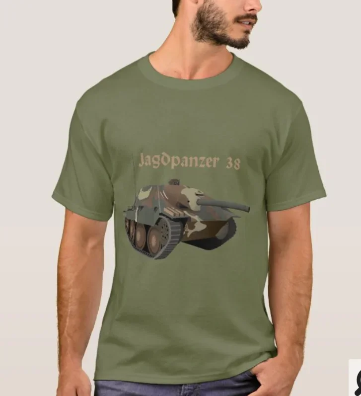 Футболка Greman Army Jagdpanzer 38 майка-разрушитель времен Второй мировой войны