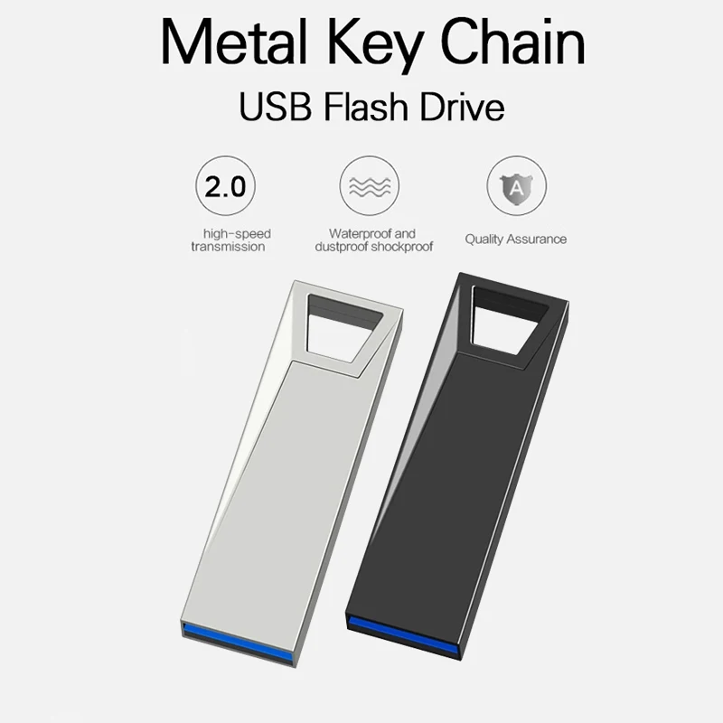 

NEW usb flash drive 128GB 64GB 32GB pen drive pendrive metal u disk memoria usb 2.0 stick gift for phone /PC/Car/TV free logo