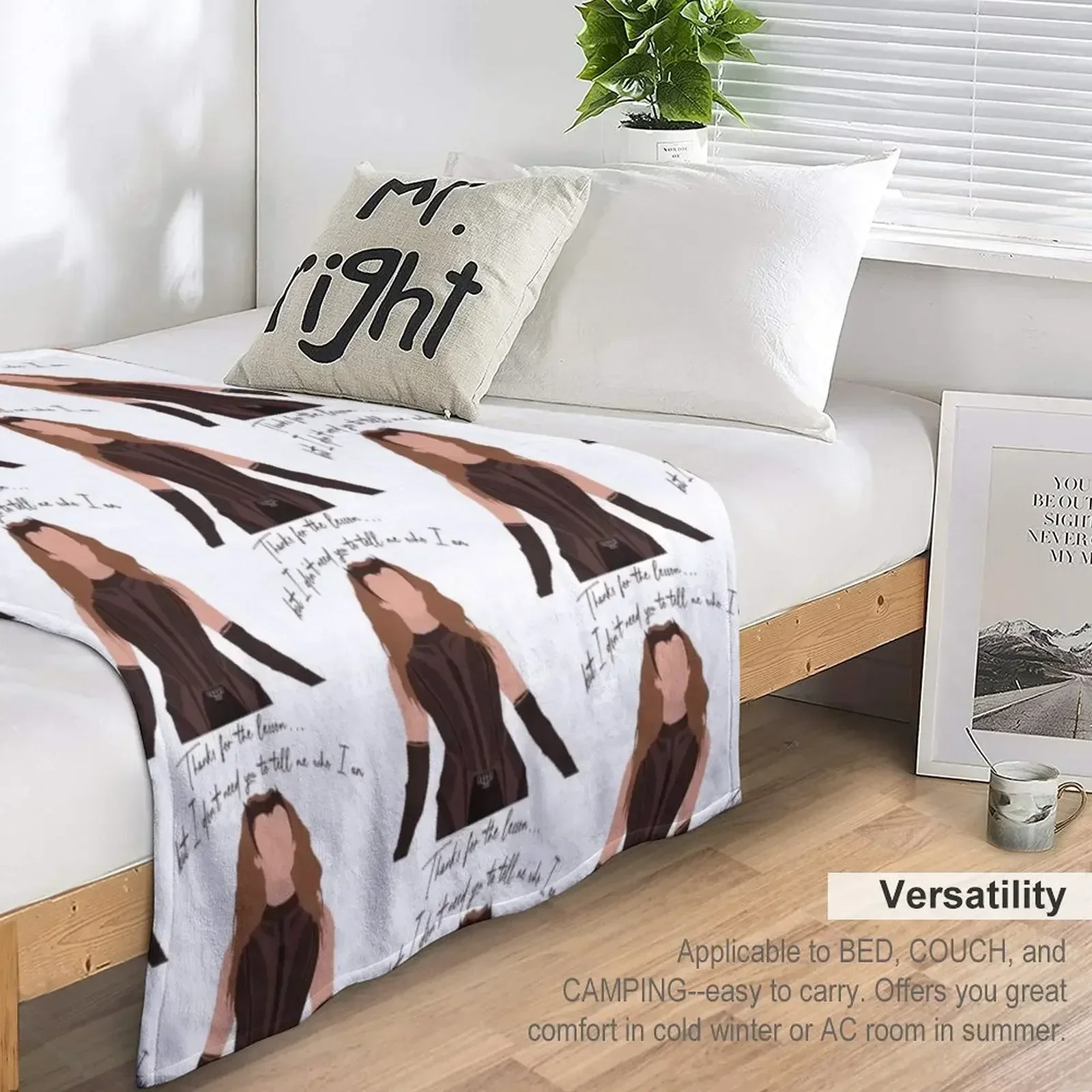 Спасибо за уроку... Одеяло Мягкий плюшевый клетчатый спальный мешок теплый для