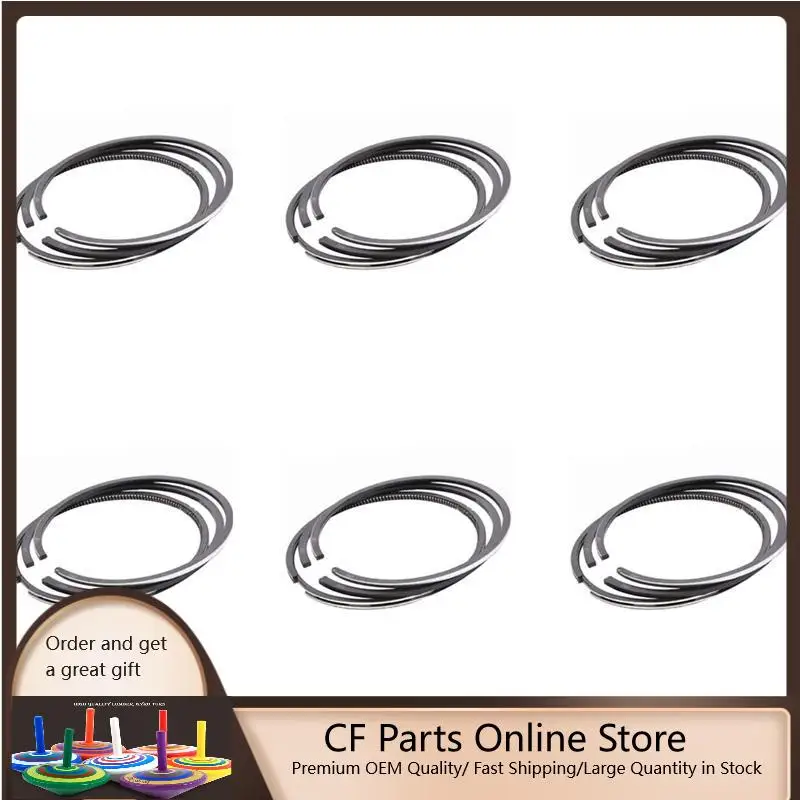 

New 6 Set 2.5*2*4.0 mm Piston Ring for Mitsubishi S6E S6E2 Diesel Engine