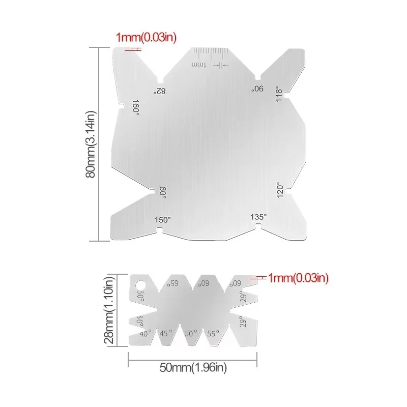 ła przednia wytrzymałość kąta kwadratowy szablon narzędzie tokarskie miernik Bit końcówka ze stali nierdzewnej