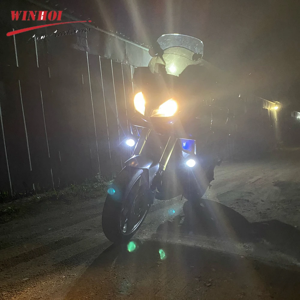 Мотоциклетная светодиодная противотуманная фасветильник с переключателем