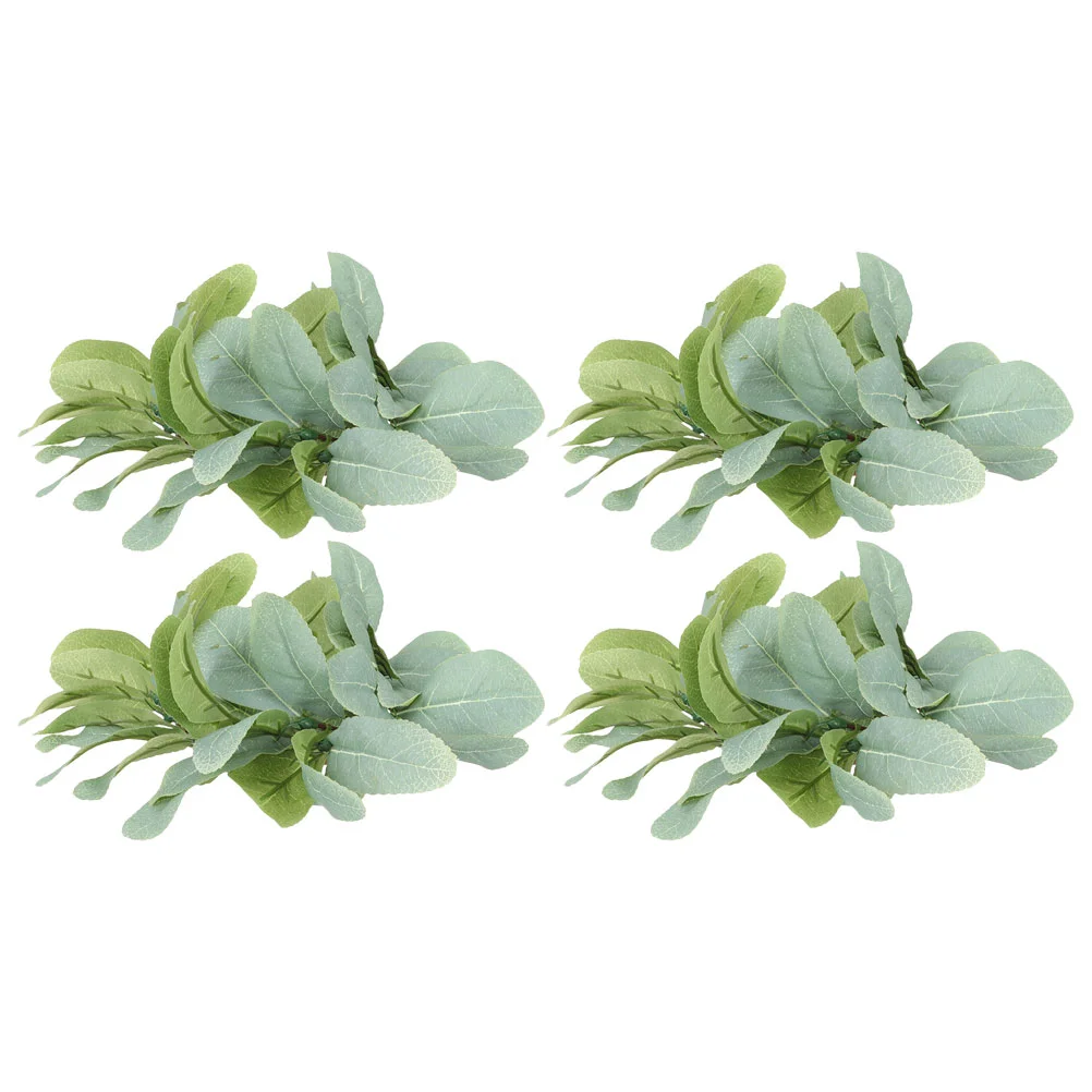 4 шт. мини-кольцо с эвкалиптом весенние украшения для растений держатель венка