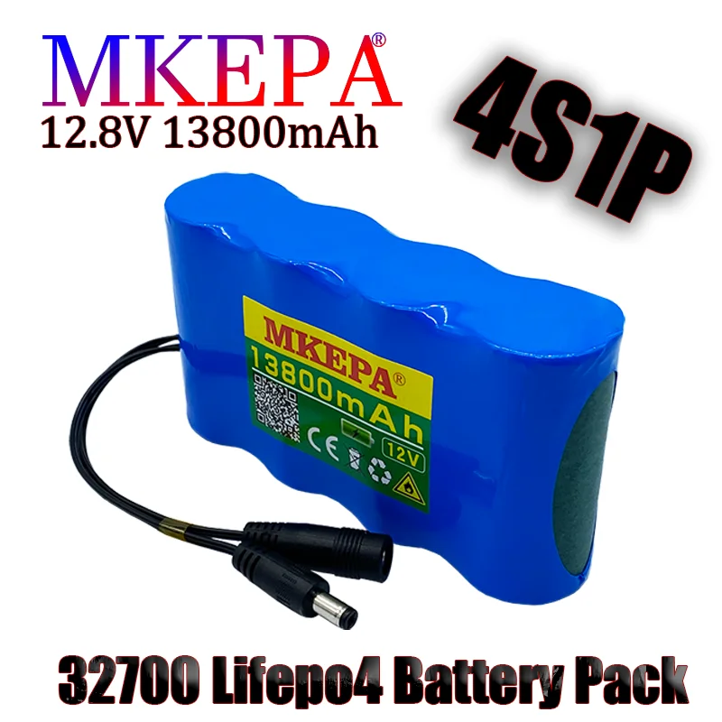 

Аккумуляторная батарея 32700 Lifepo4 4S1P 12,8 В а/ч со сбалансированным BMS для электролодки и бесперебойного питания 12 В