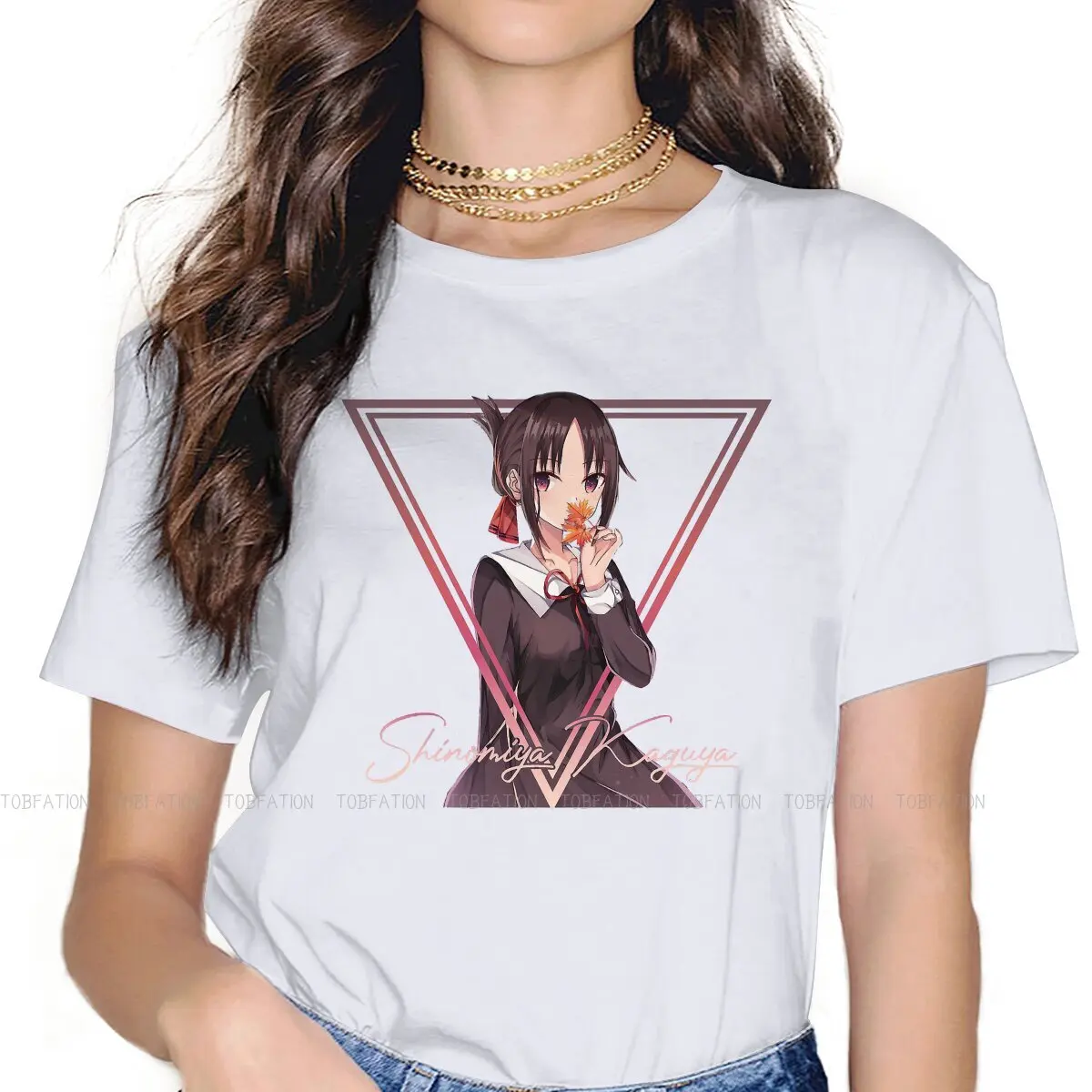 

Kaguya Sama Love Is War Original TShirts Shinomiya Homme T Shirt Funny Tops