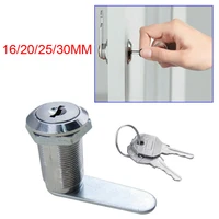1pc security lock set lock for door safe box cabinet cupboard drawer furniture 16202530mm with 2 key cylinder cam locks