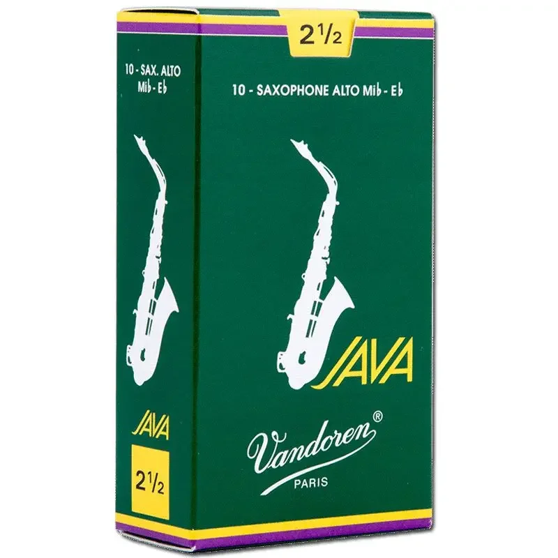 Трость для альт-саксофона Bendlin Box JAVA E-flat 2 5 French Vandoren Pop Jazz коробка из 10 шт.