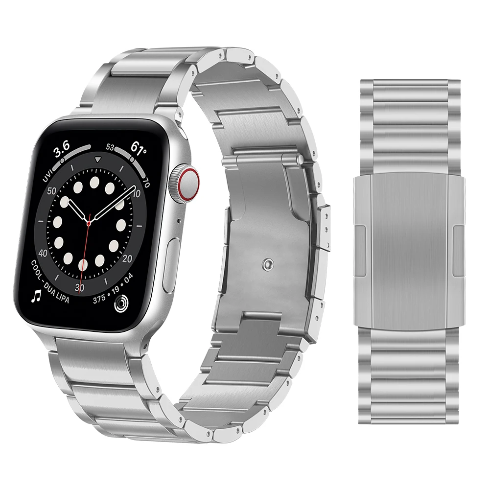 Titanium Alloy Strap For Apple Watch 49mm 45mm 44mm 42mm 41mm 40mm Metal Lightweight Bracelet Belt iWatch UItra 8 7 6 5 4 3 SE
