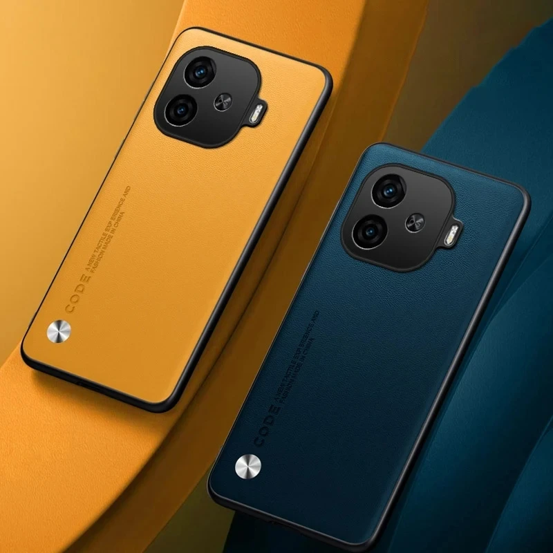 Модная искусственная кожа для Vivo iQOO Z9 чехол силиконовая Противоударная защита