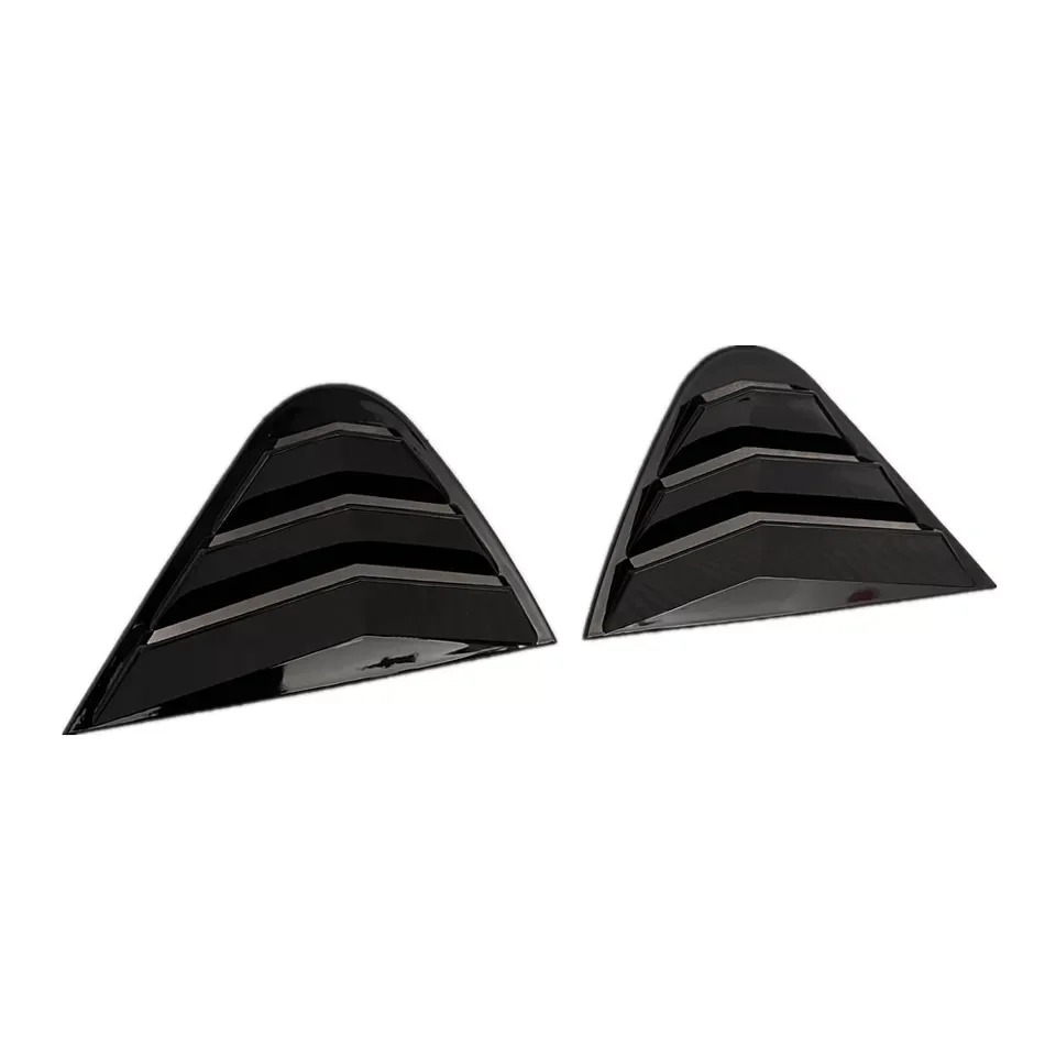 Фото Накладка-жалюзи на заднее боковое окно (1/4) для Seat Ibiza 2008-2012, декоративная накладка на заднее боковое окно автомобиля №4