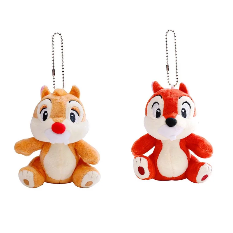 

10Cm NEW Sanrio Anime Key Chain Plush Filled Kawaii Backpack Pendant Cute Children's Gift Cute Plush Squirrels Pp Cotton Materi