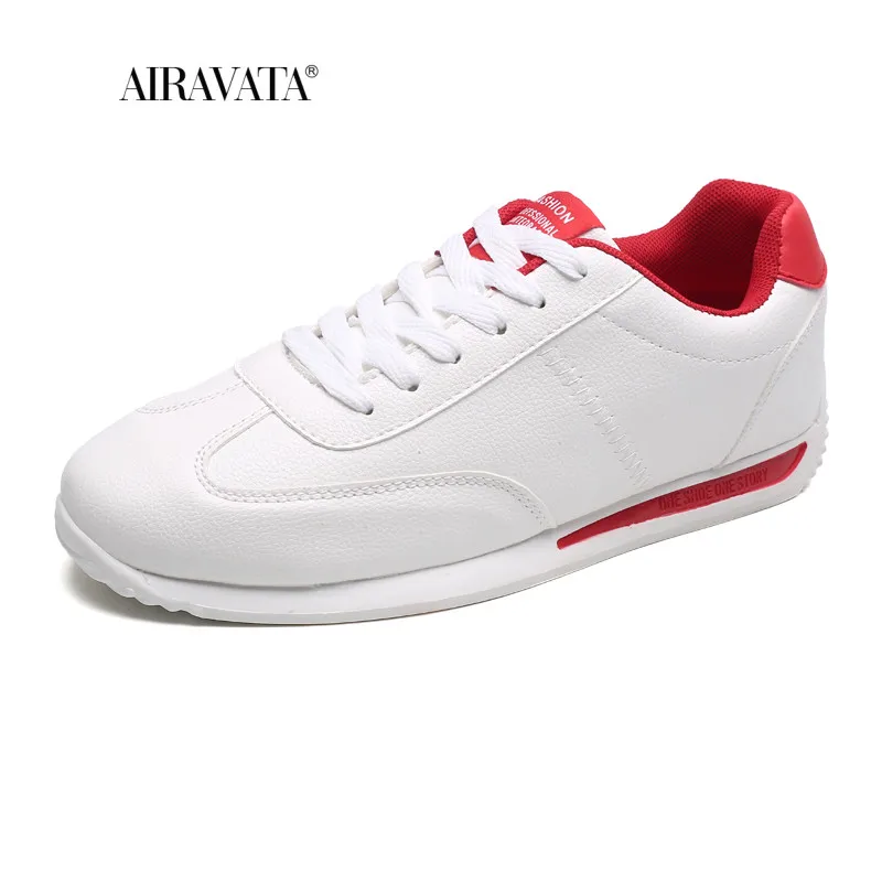 White Leather Sneakers man Sport Vulcanized Shoes Men Comforthable Spring Sneakers Mens Casual Shoes Fashion School Tennis