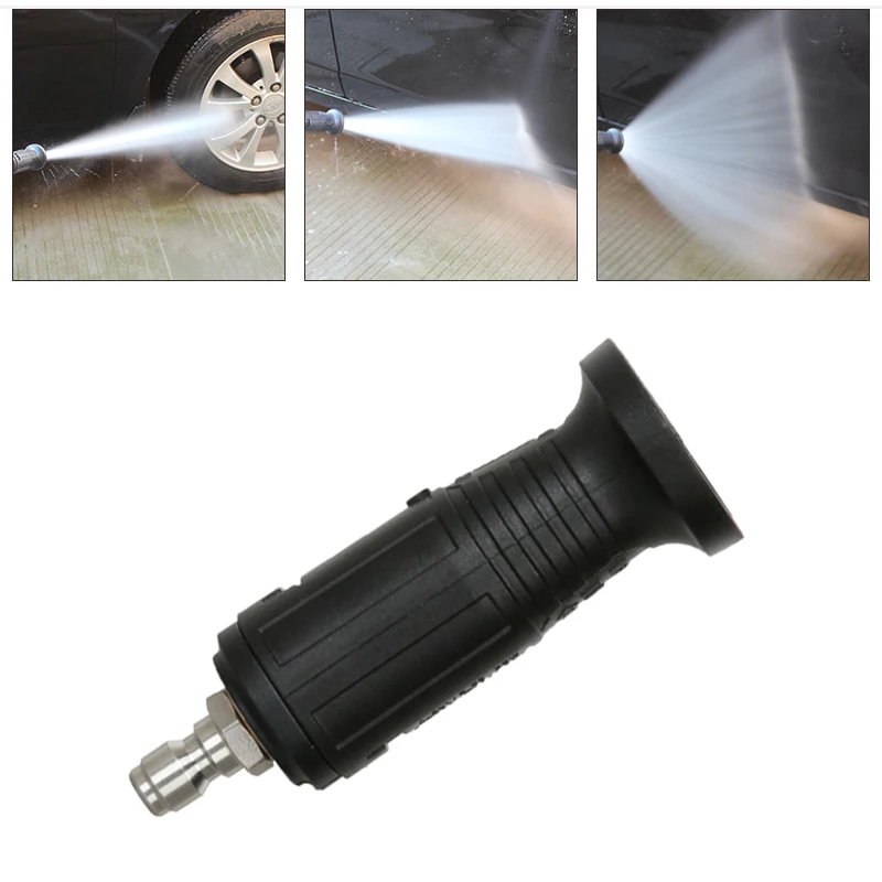 

Auto Tool Adjustable High Pressure Washer Nozzle Tips,Variable Spray Pattern, 1/4inch Quick Connect Plug,3000 Psi Car Washing
