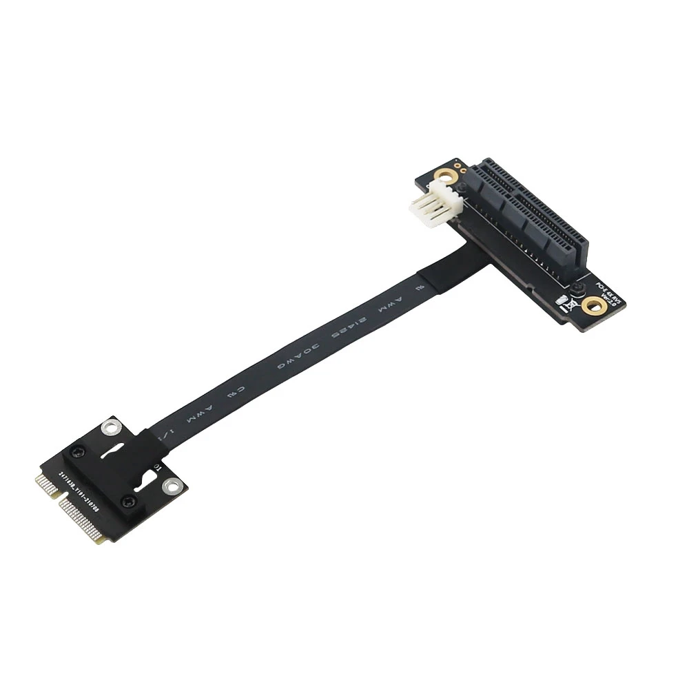 

Mini PCIe к PCI-E 4X 270 градусов кабель адаптера 20 см PCIE3.0 удлинитель с 4-контактным кабелем SATA силовой кабель для графического процессора