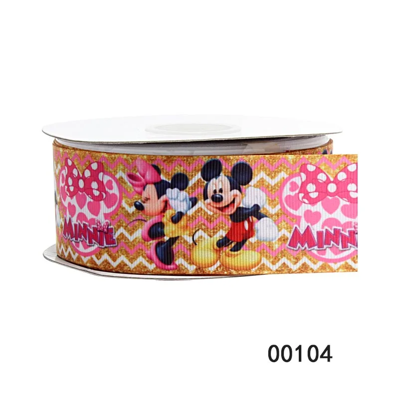 Корсажная лента Disney с принтом Микки и Минни Маус банты для волос сделай сам