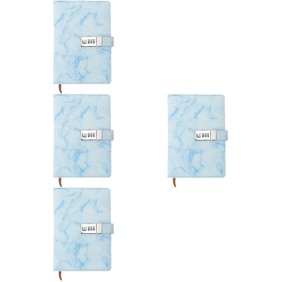 

Diary Notebook Lock Notepad Secret Planner Journal Book Password Writing Locking Sketchbook Portable Daily Note Household Write