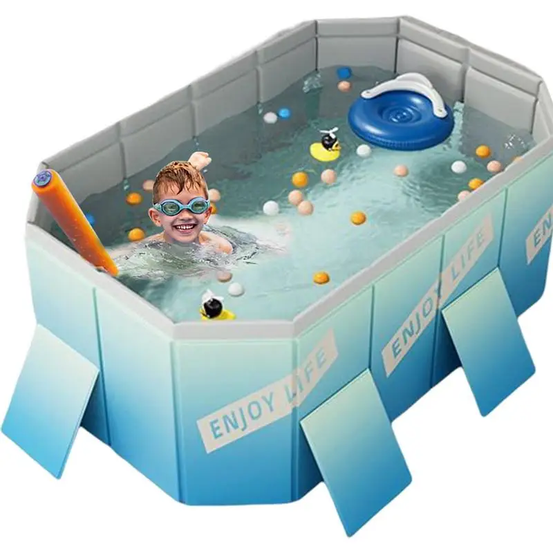 

Portable Dog Pool Anti-Slip Collapsible Pet Bathtub Collapsible Swimming Pool For Dogs Cats Portable Wading Pool Dog Bathtubs