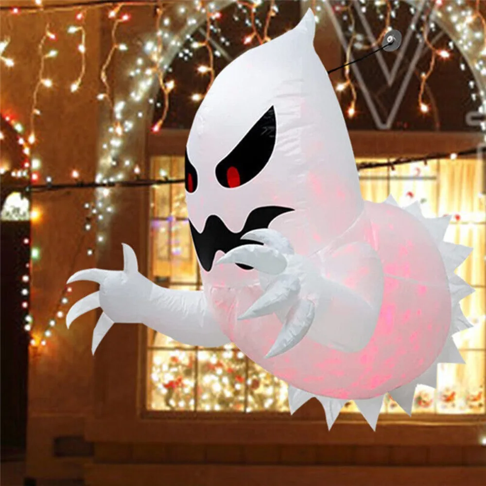 

Unique Giant Window Ghost Scary Phantom Coming Out Of Window Blow Up Inflatable Halloween Party Outdoor Yard Garden Grass Decor