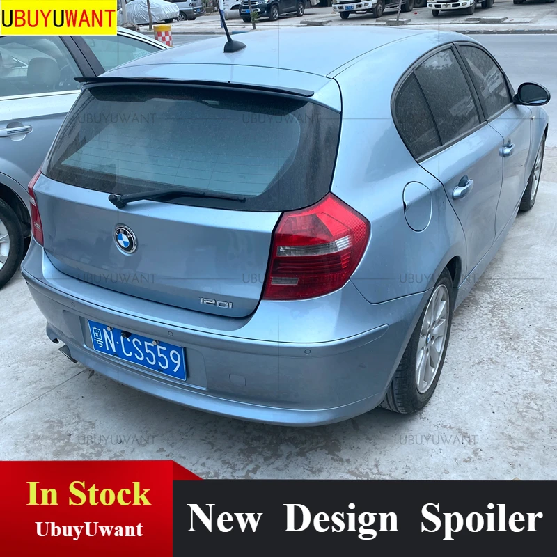 

For BMW 1 Series E87 Hatchback Spoiler 120i 118i M135i 116i 2004-2011 ABS Car Tail Wing Side Spoiler Rear Roof Lip Spoiler