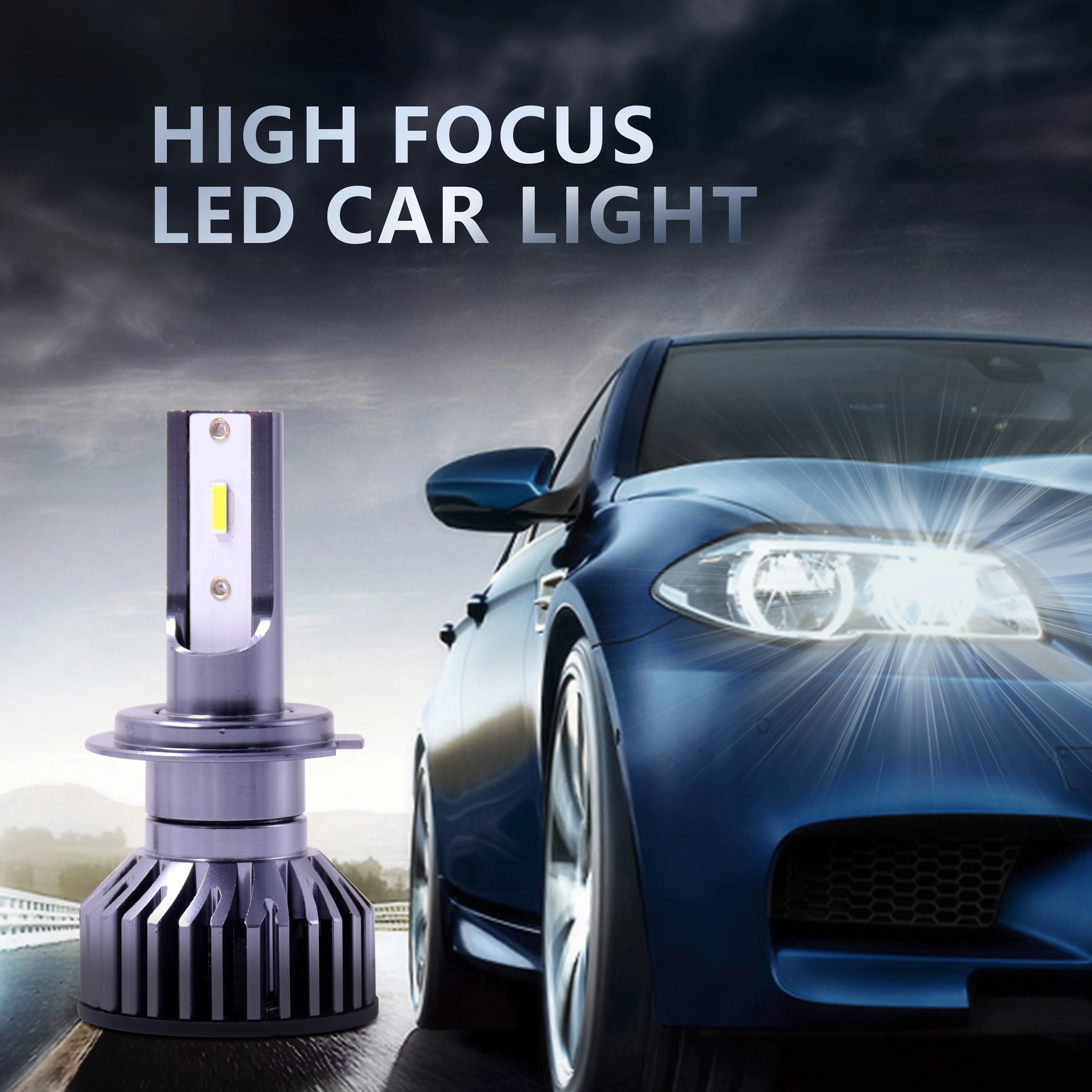 

2 шт./упаковка, автомобильные фары H7 CSP Chip 120W 12V светодиодный Bulb 6000 лм