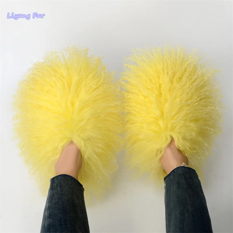 

Женские туфли на плоской подошве, из овечьей кожи