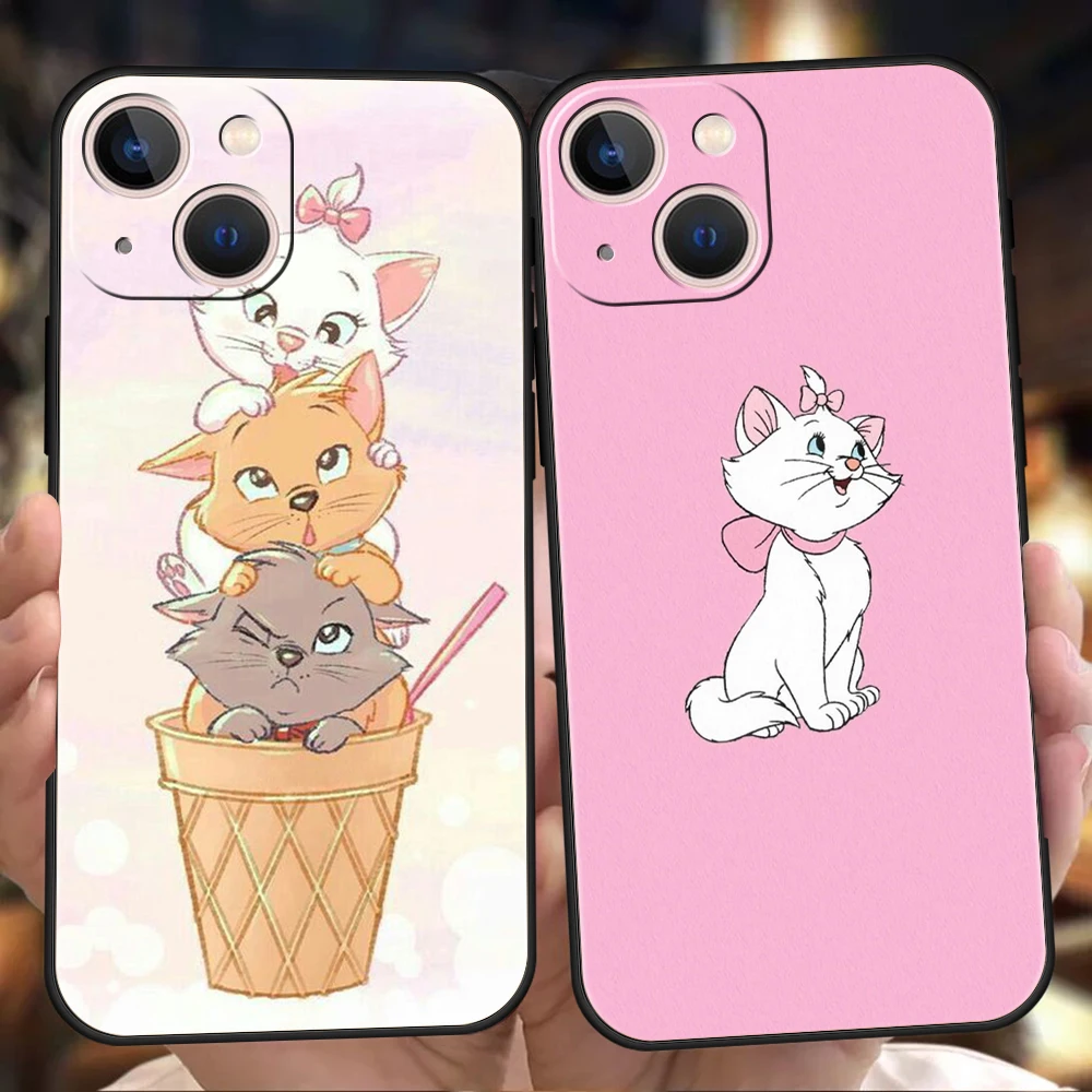 

BANDAI The Aristocats Phone Case Cover for iPhone 12 13 Pro Max XR XS X iPhone 11 7 8 Plus SE 2020 13 Mini Silicone Soft Shell