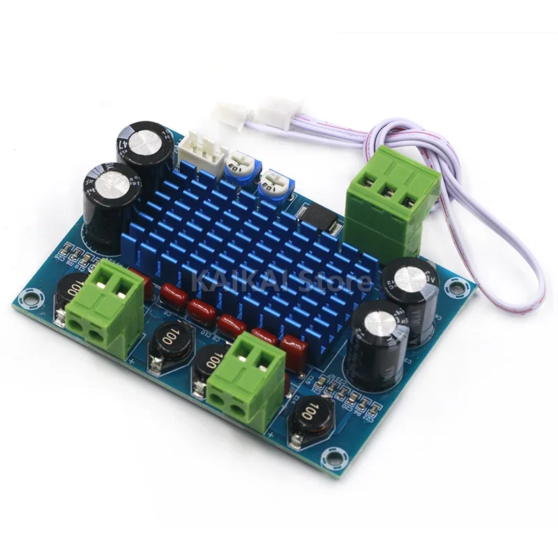 High Power Digital HIFI Amplifier Board 2*120W XH-M572 TPA3116D2 Chassis Dedicated Plug-in Input 5V 24V 28V output 120W