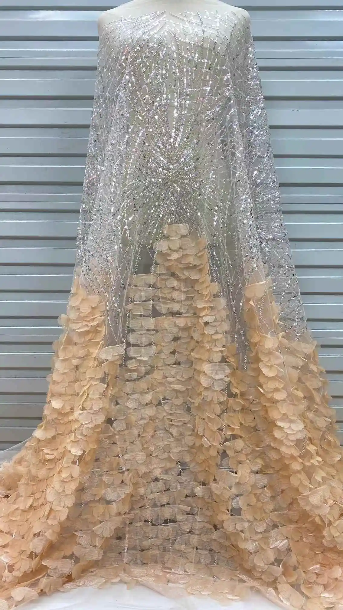 Африканские кружевные ткани с блестками для жениха высокое качество 2024