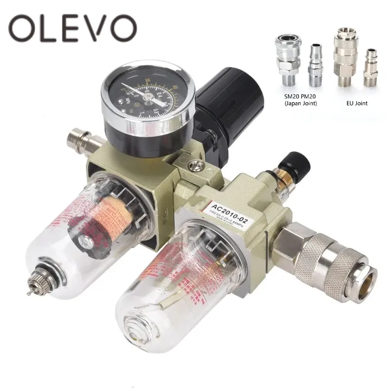 Air Filter Pressure Regulator Trap Pneumatic Oil Water Separator Pump Manual Drainage Supply Ac2010-02 Smc Type