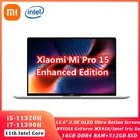 Ультратонкий ноутбук Xiaomi Laptop Pro 15 Enhanced Edition, Intel i7-11390H 16 Гб DDR4 RAM 512 ГБ SSD 3,5 K OLED 15,6 дюйма