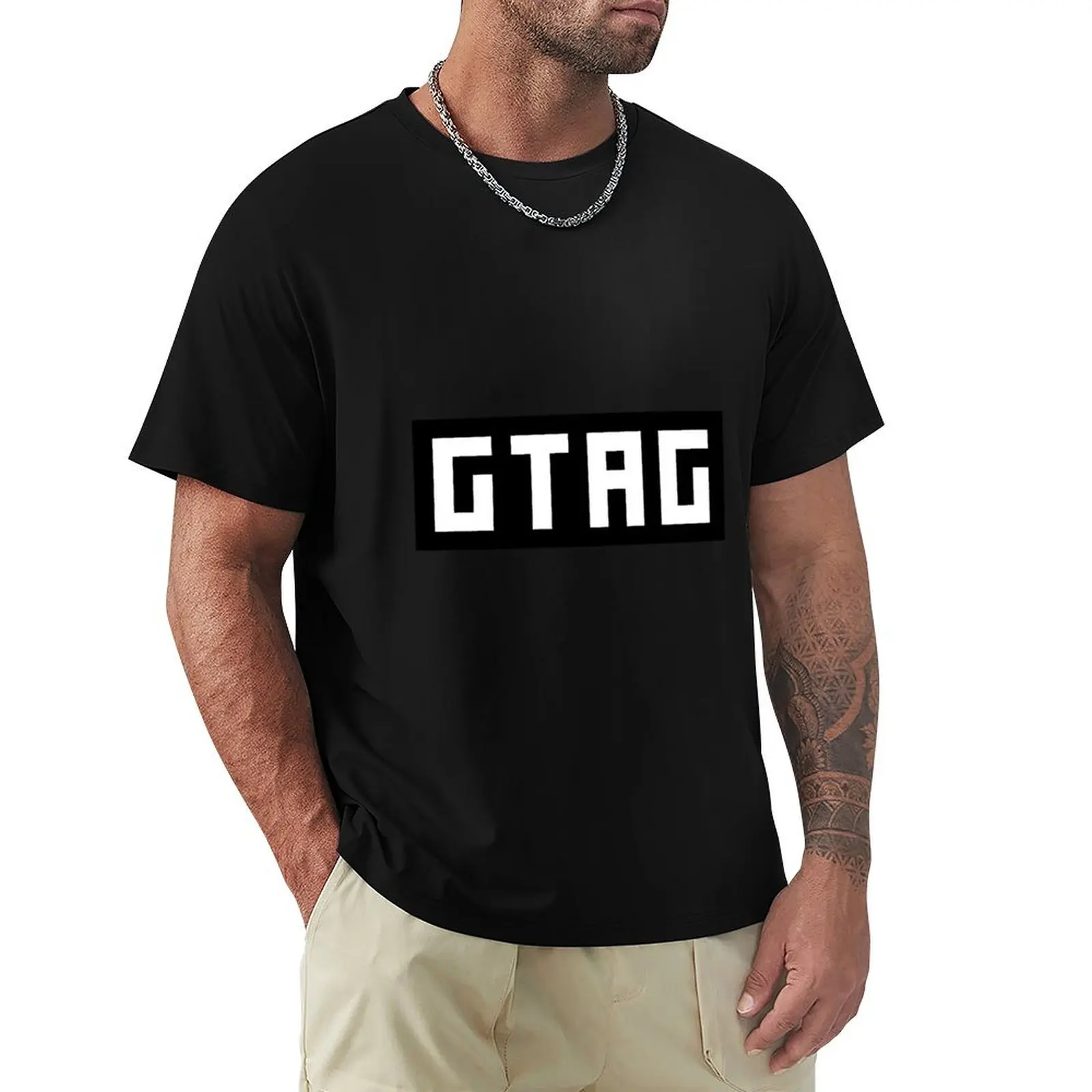 Фото Неофициальная футболка с логотипом Gorilla Tag GTAG, удобная для повседневной носки. №1