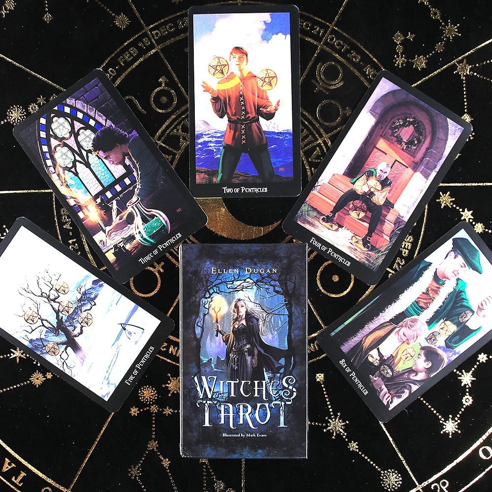 

Witches Tarot Cards New High Quality Board Games For Fate Divination Party Entertainment Card Games