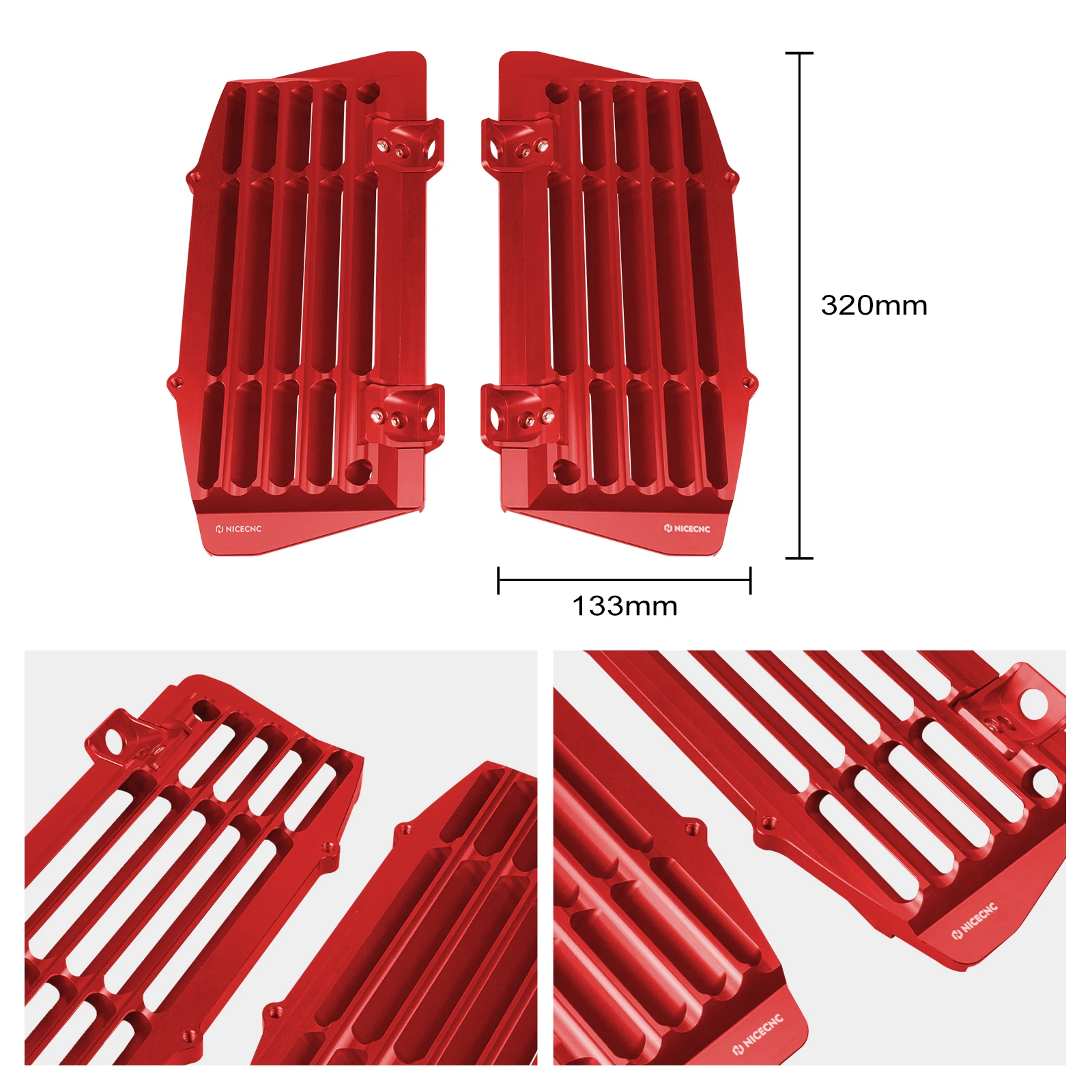 Для газового газа ec 300 2023 масляный радиатор двигателя Защитный для GASGAS EX EC MC 125 200 250