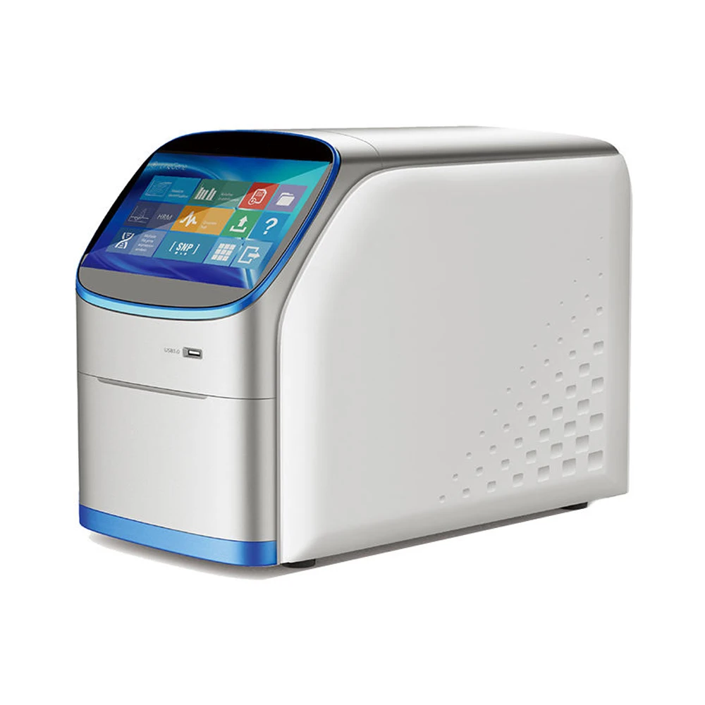 

ICEN Portable 4/5/6 Channels Thermal Cycler Pcr Test Kit Rapid Pcr System Dna / Rna Real Time Quantitative Pcr Test Machine