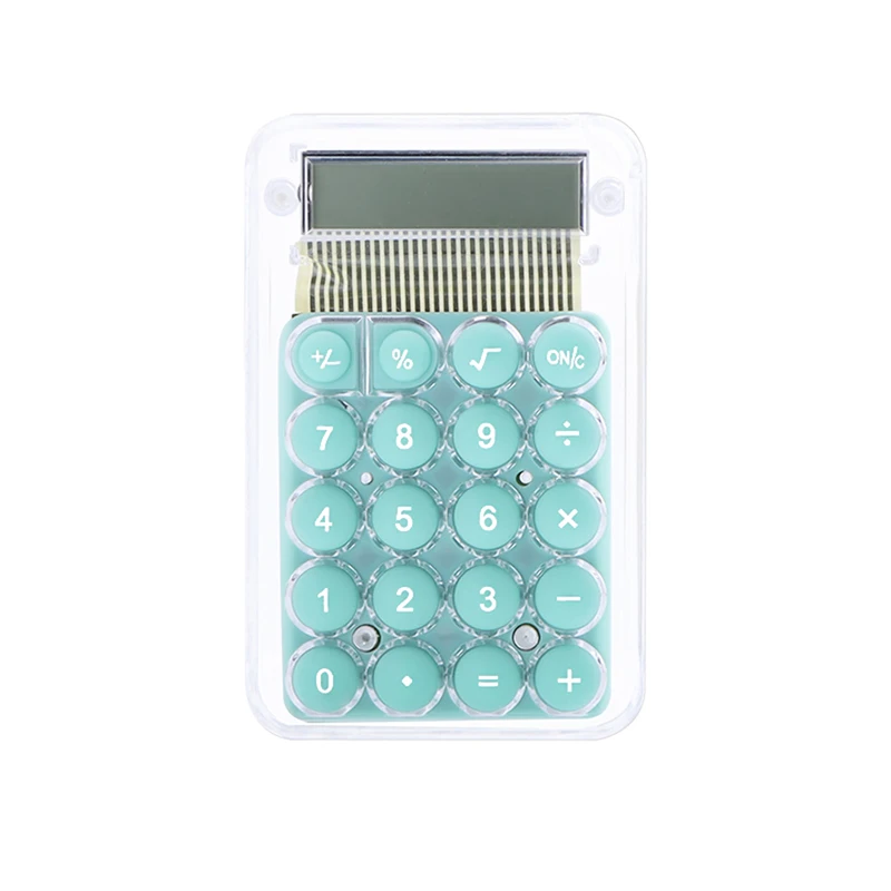 

Новый калькулятор с именем головы карамельного цвета, 8-значный ЖК-дисплей, стандартный функциональный мини электронный калькулятор для офиса, дома