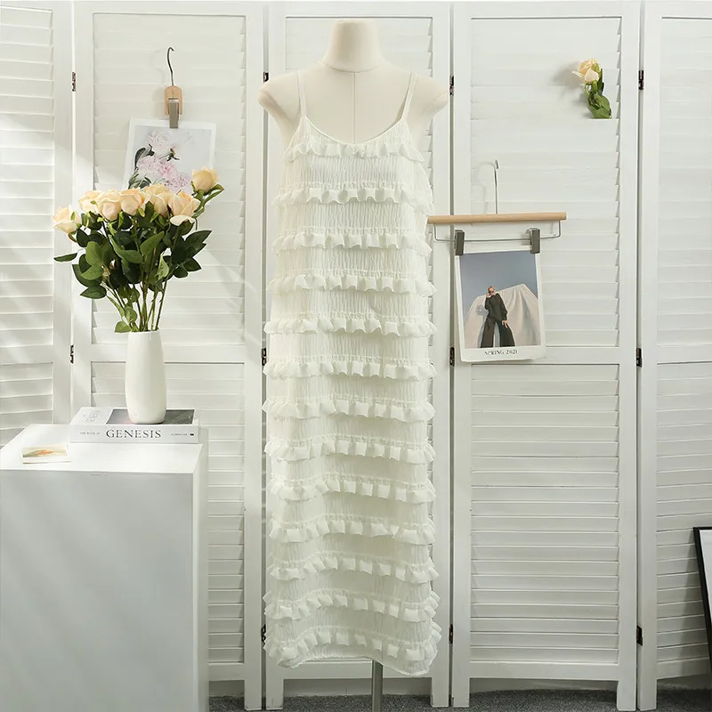 

Женское платье на бретельках-спагетти, элегантное Привлекательное платье с V-образным вырезом, длинное платье без рукавов с открытой спиной...