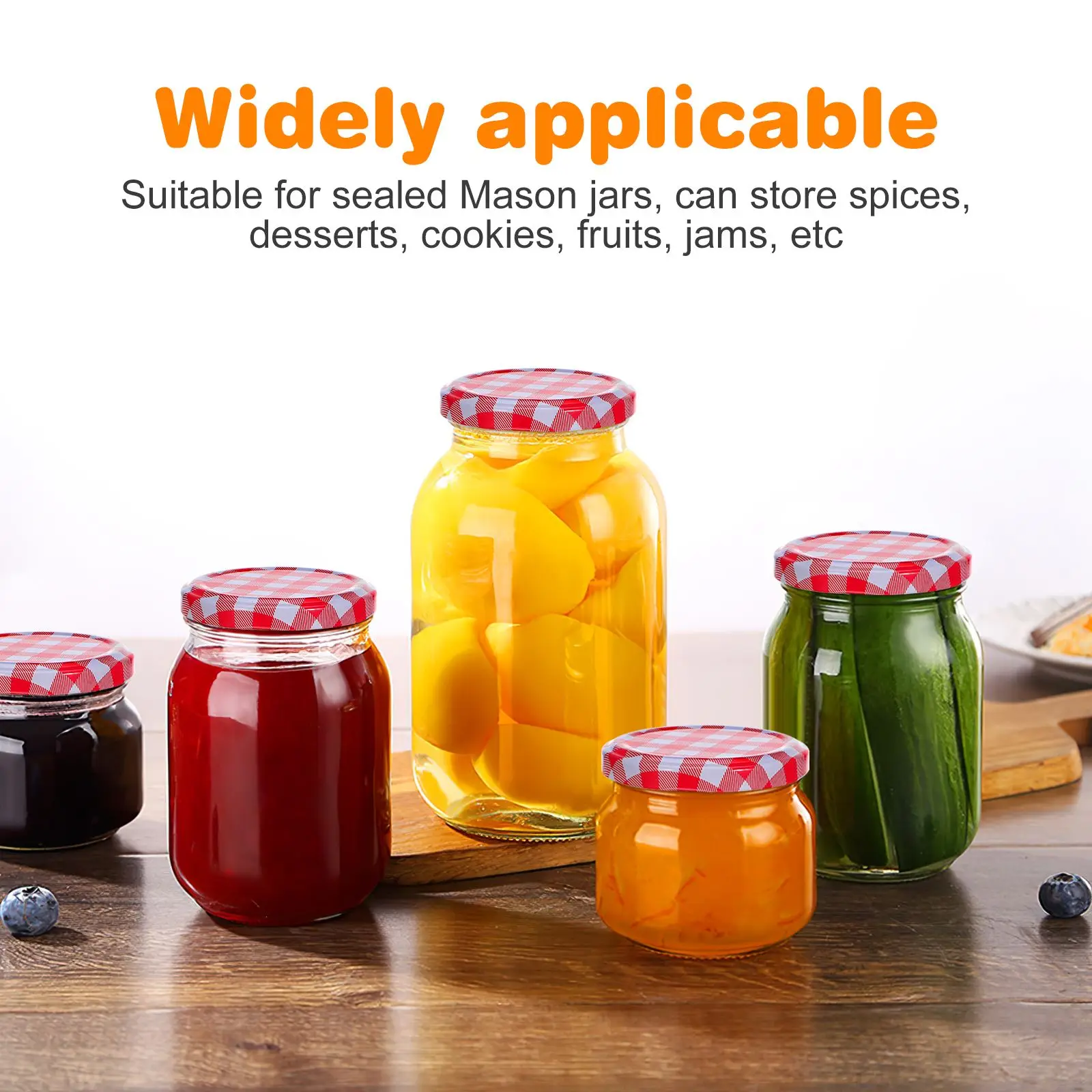 40 шт. 6 5/7 2 см крышки для банок с завинчивающимися крышками крышка хранения