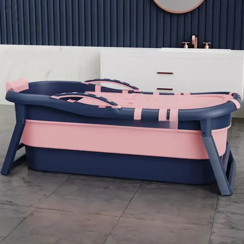 Современная простая стандартная Складная Ванна для взрослых большая ванна