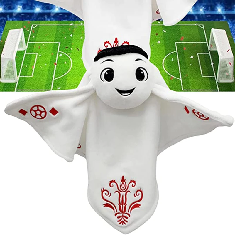 

Талисман La'eeb плюшевый, 2022-13 дюймов, топ, Катар, Кубок мира по футболу 2022, талисман, Кубок мира по футболу, плюшевая игрушка, мягкая плюшевая иг...