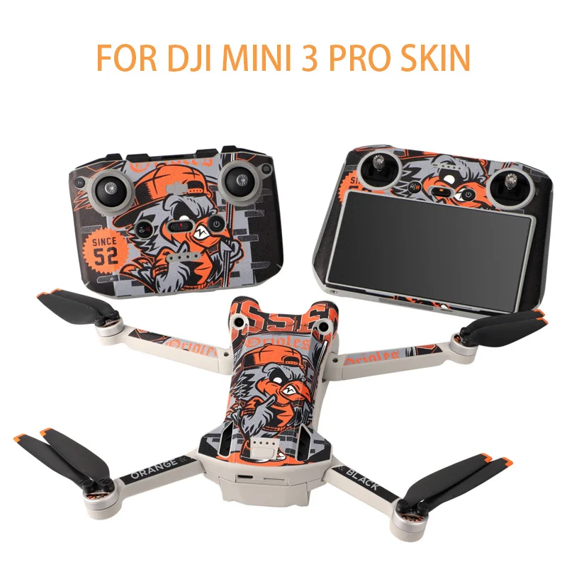 

DJI Mini 3 Pro Stickers Drone Protective Film Waterproof Remote Decals Full Cover Skin For DJI Mini 3 Pro Drone Accessories