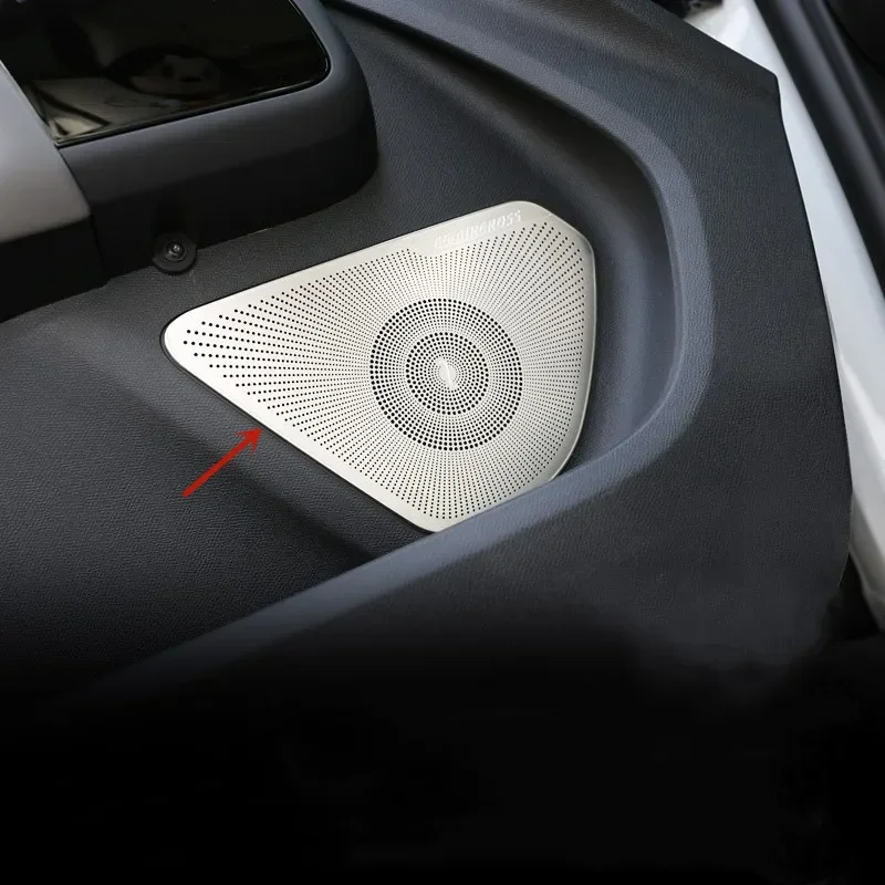 Для Citroen C5 AIRCROSS 2017-2022 нержавеющая сталь автомобильная дверь аудио декоративная