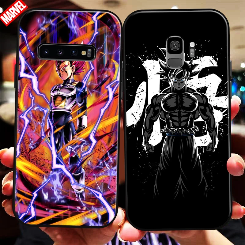 

Anime Dragon Ball Goku For Samsung Galaxy S10 S9 S8 Plus S10 Lite S10E S10 5G Phone Case Funda Silicone Cover Black Carcasa