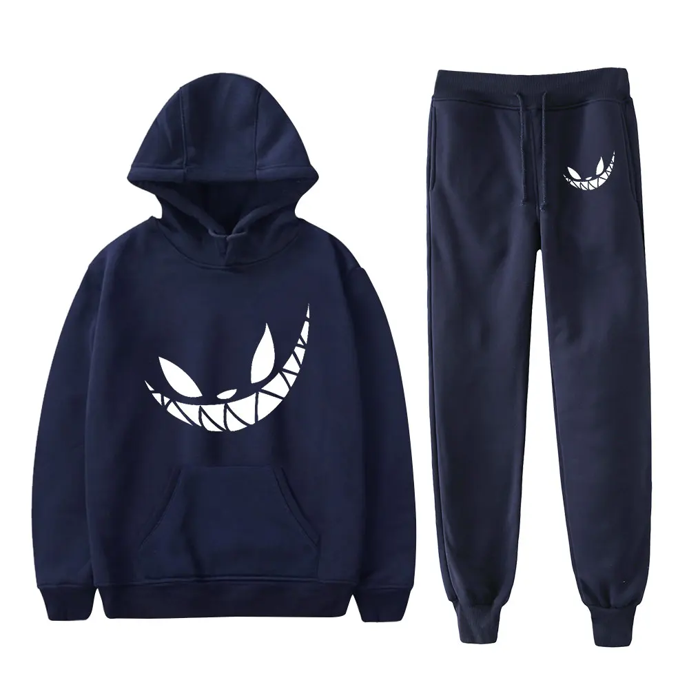 Evil Smile Merch Rubius Толстовка Костюм Мужская/Женская Одежда в стиле хип-хоп Карманная