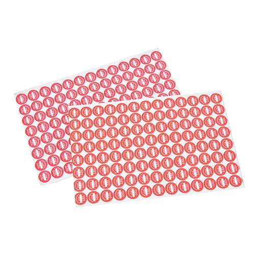 

Гарантийные наклейки VOID красные 208 шт