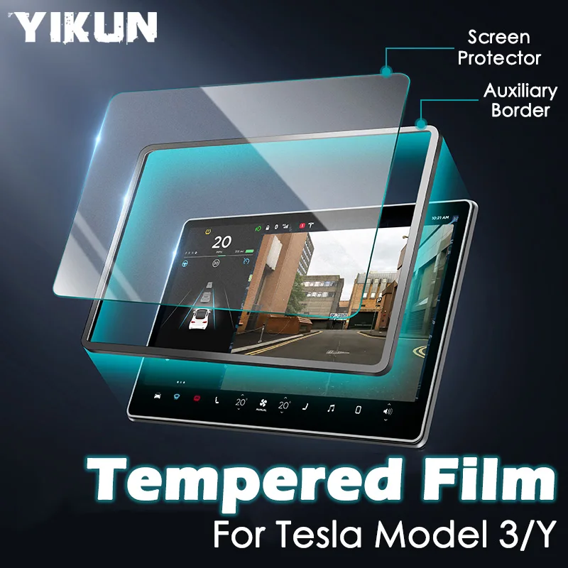 

The Center Control Navigation Touch Screen 15-inch GlassTempered Film Car Interior Modification Accessories For Tesla Model 3/Y