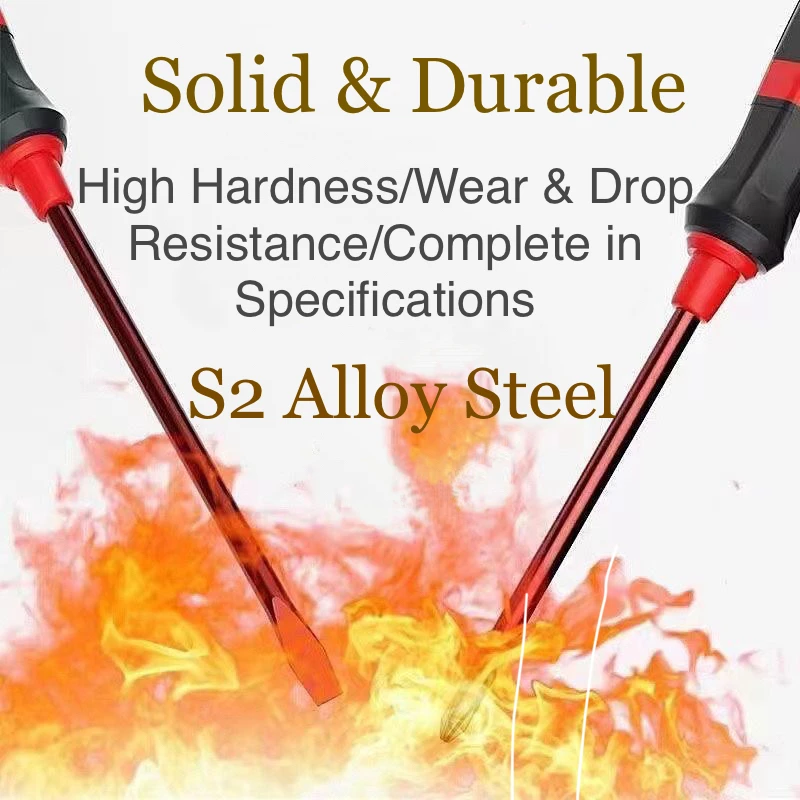 Немецкая шлицевая Магнитная отвертка Phillips S2 сверхтвердая японская Бытовая