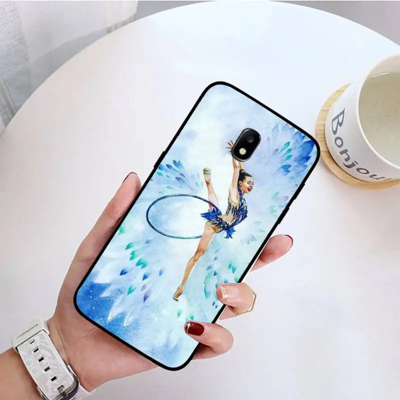 TOPLBPCS любовь гимнастика картина маслом чехол для телефона Samsung Galaxy J7 PRIME J2Pro2018 J4 Plus