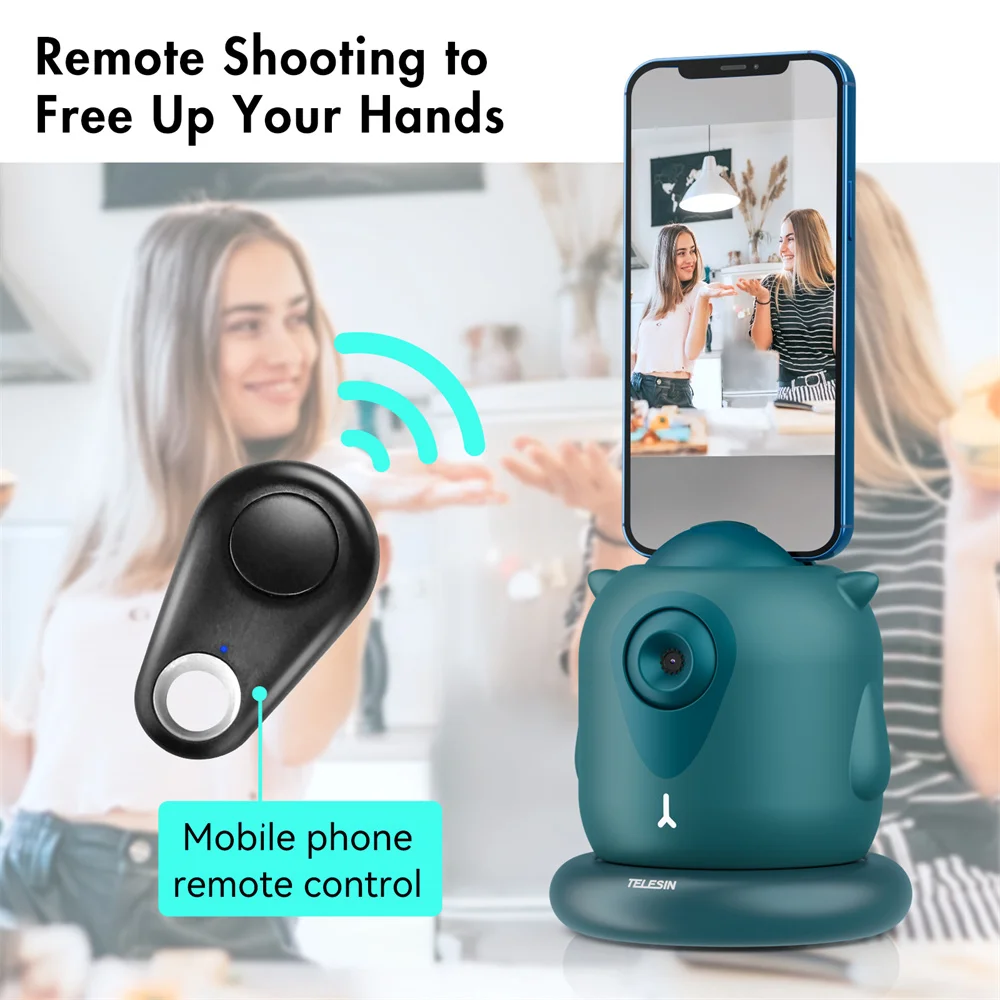 

Новинка автоматический стабилизатор для отслеживания лица шарнирный держатель для умной съемки вращающийся на 360 градусов держатель для телефона для видеозаписи в реальном времени для GoPro iPhone Samsung Phone