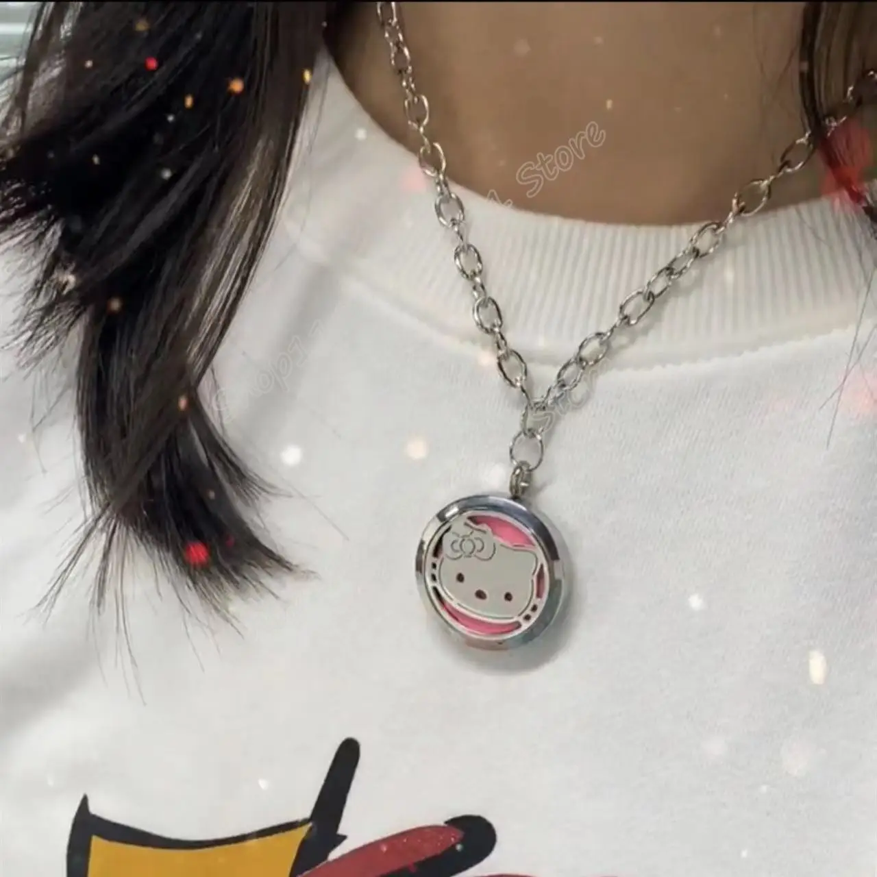 Ожерелье для духов Hello Kitty браслет ароматерапии креативный мультяшный Sanrio Kuromi